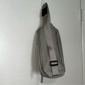 Gray Sling Crossbody Bag